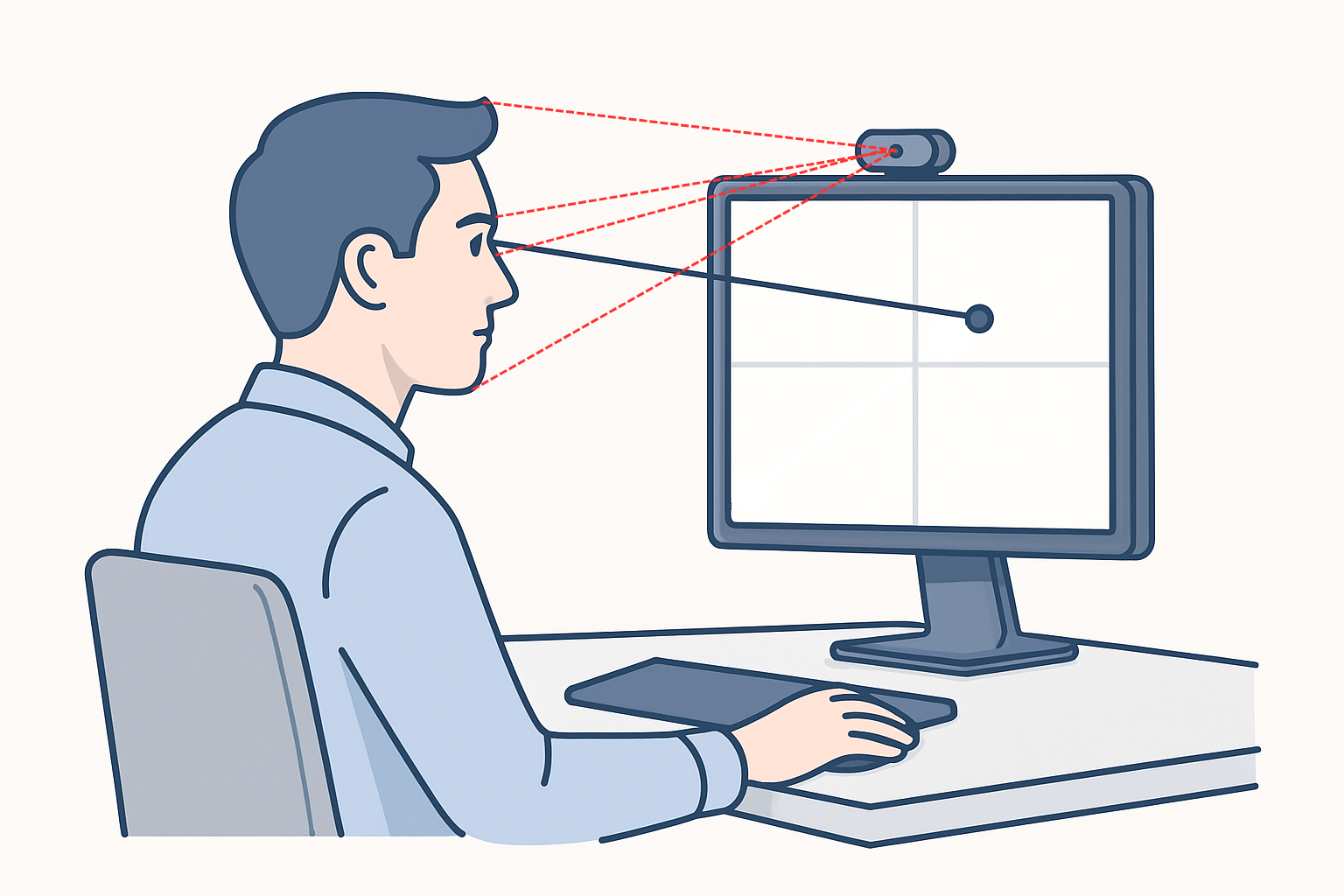 Eye Tracking Illustration